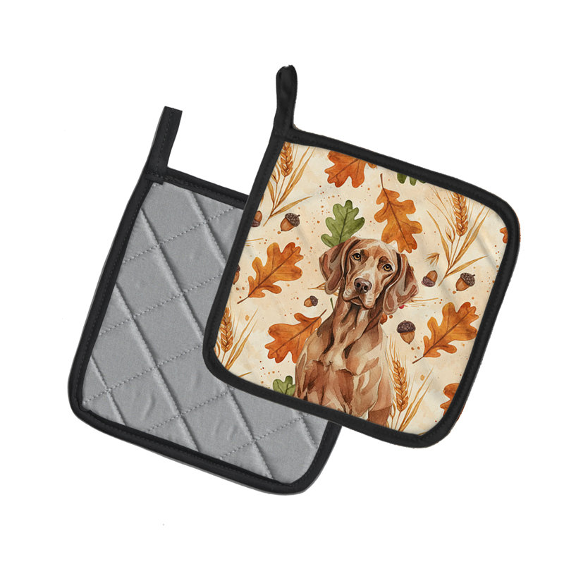 Liver Pointer Heirloom Fall Pair of Pot Holders