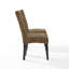 Chaise d'appoint Dunblane Seagrass en brun foncé