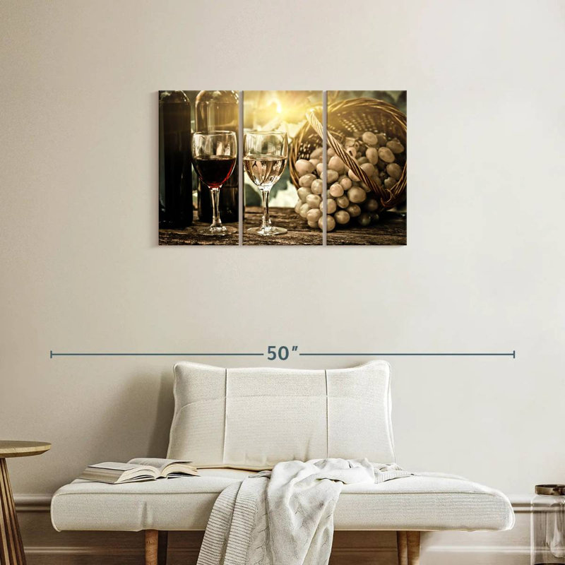 Yarlin Spring Vineyard Wine, 20" H x 33" W