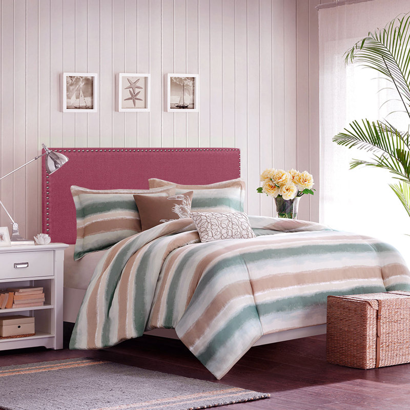 Percy Upholstered Headboard, Queen, Red
