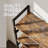 70" Industrial Bookshelf, Large 5-Tier Triple Bookcase with Storage Cabinet, 14-Shelf Display Unit, Metal Frame Etagere Furniture for Living Room, Bedroom, Home Office-301349600-286747416