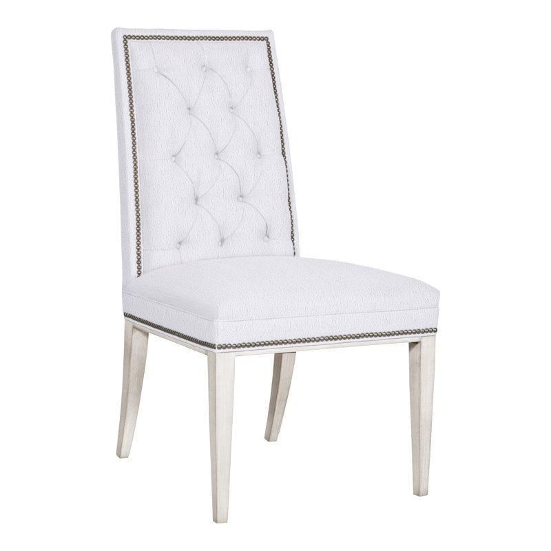 Hanover By Michael Weiss Upholstered Dining Chair, Yes, Navada Snow, Casa Blanca