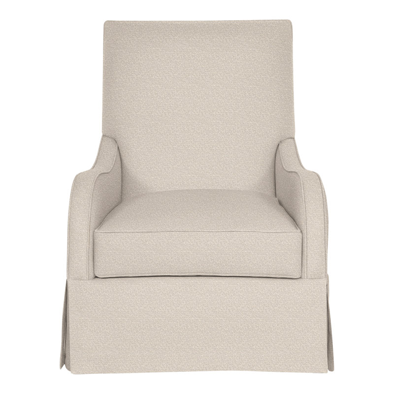 Zoe Cotton Slipcovered Armchair, Nadia Steam