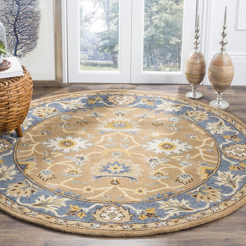Cranmore Hand Tufted Wool Oriental Rug, Round 6'