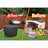 Modern Depo 33 Gallons Water Resistant Polypropylene(PP) Deck Box-96965757