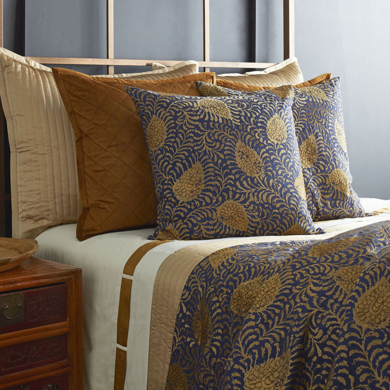The Met x Ann Gish Kinrande Embroidered Euro Sham
