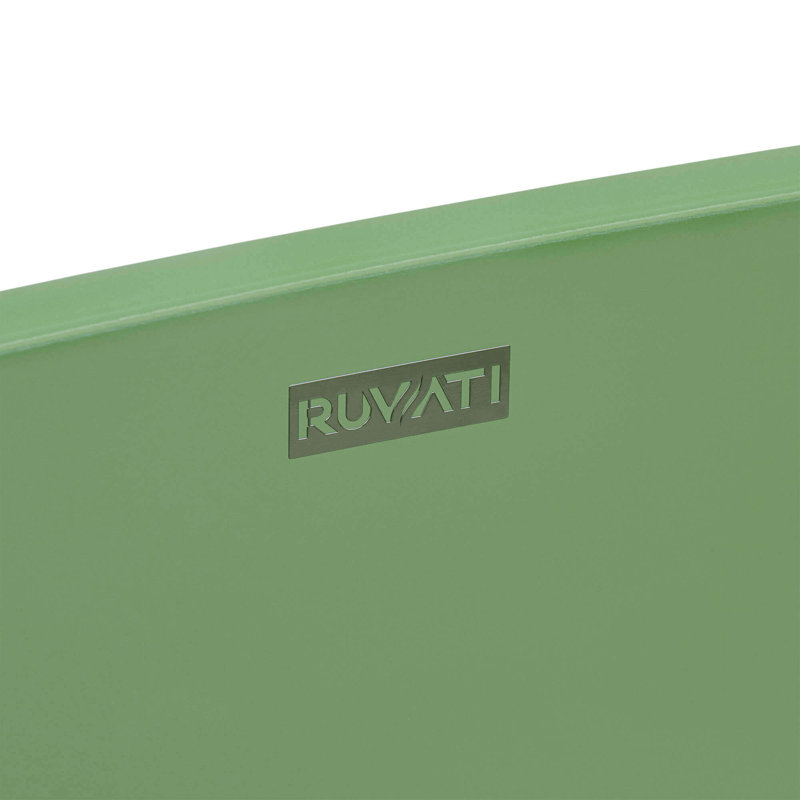 Oval Vessel Bathroom Sink, Avocado Lime Green