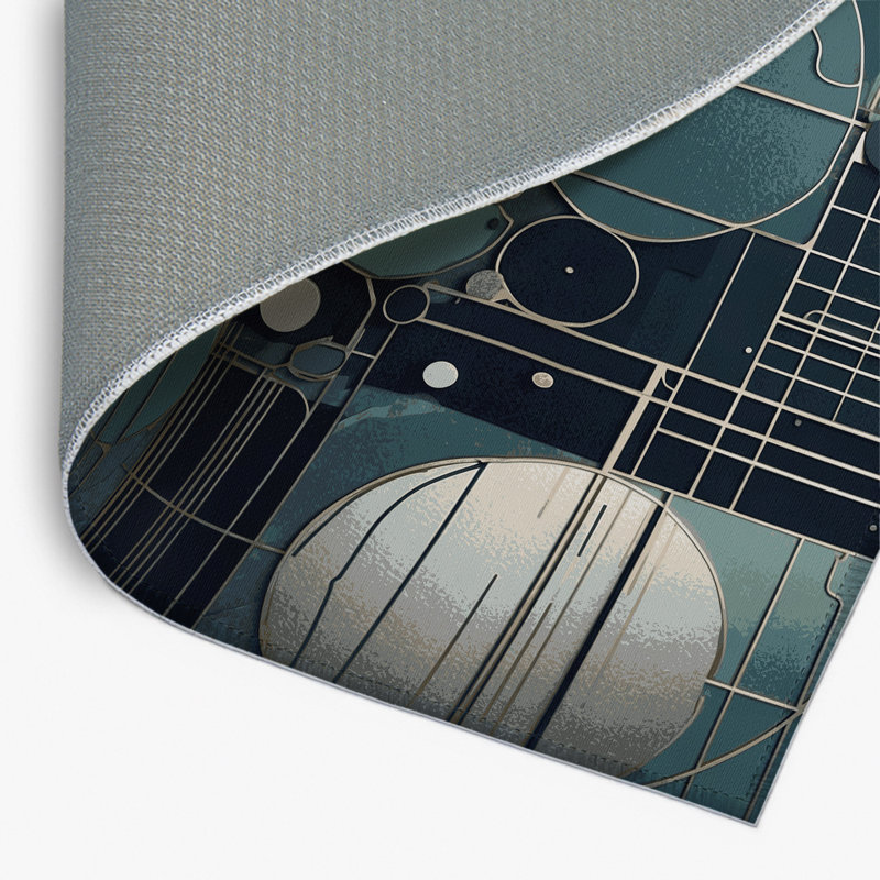 Tapis intérieur et extérieur Aurora Matrix, Rectangulaire 8 pi x 10 pi