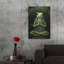 «Frog Zen» par r3darch0n, art mural en métal, 24 po x 36 po