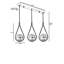 Luminaire suspendu pour îlot de cuisine 3 lumières Xochitl-1610120038-1610120033
