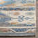 Elan Hand Woven Flat Weave Wool/Cotton Southwestern Rug in Blue