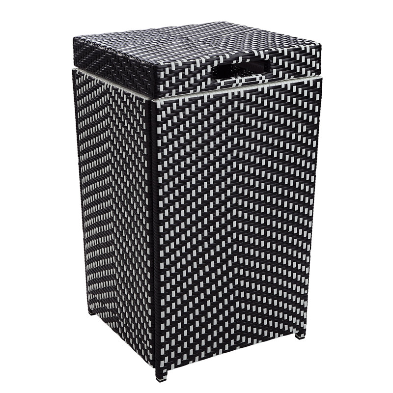 Boîte de rangement pour armoire 35 gallons, Noir