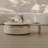 Modern simple cream style coffee table combination