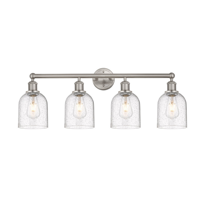 Odaniel 4 - Light Dimmable Vanity Light, Seedy, Brushed Satin Nickel