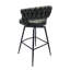 De 2 tabourets de bar, 28 po, cuir technique brun clair. 360 pivotant, base structurée, tabouret de comptoir rembourré avec dossier pour îlot de cuisine en cuir (2), brun clair. Structure stable, utilisation-1876972568
