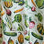 Vegetable Medley No Pattern Cotton Bib Apron