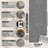 Oscar Custom Cut Non-Slip Rubberback Extra Long Hallway Runner Rug for Kitchen, Living Room, Bedroom-124597538-101229473