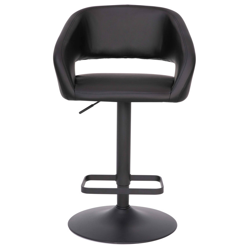Tabouret de bar Amberlie, Noir, 1, Noir