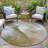 Machine Washable Indoor/Outdoor Xhevrie Green Rug-111819116