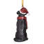 Black Lab Dog Holiday Ornament