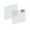 Panneaux de plexiglas en acrylique coupés sur mesure, panneaux de plastique transparent, taille: 20 po x 20 po x 3/16 po d'épaisseur avec coins carrés, paquet de 2