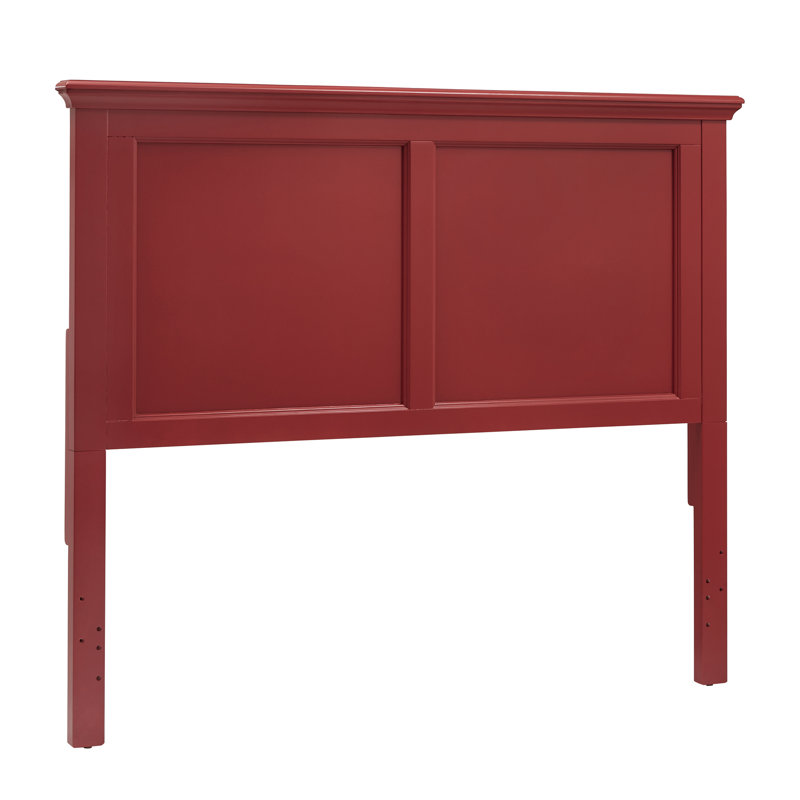 Tête de lit à panneau Jazmond, Rouge samba, Grand