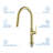 KIBI Fusion Pull Down Kitchen Faucet-93692713