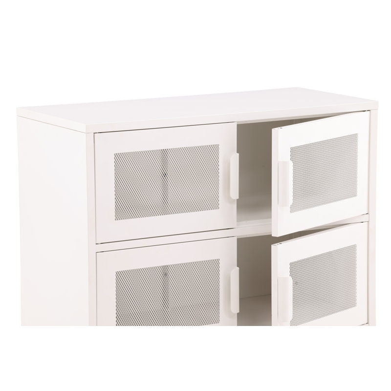 Jakaylin Steel Standard Accent Chest, White