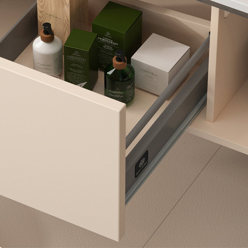 Light luxury cream-style bathroom cabinet