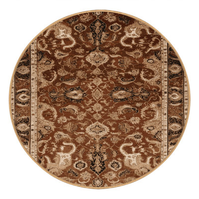 Machine Washable Persian Brown Area Rug