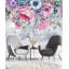 Papier peint floral avec oiseaux et fleurs-94401211