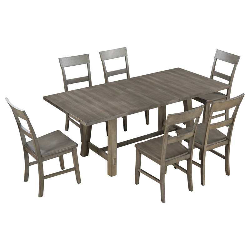 Ensemble repas, Gris / vert