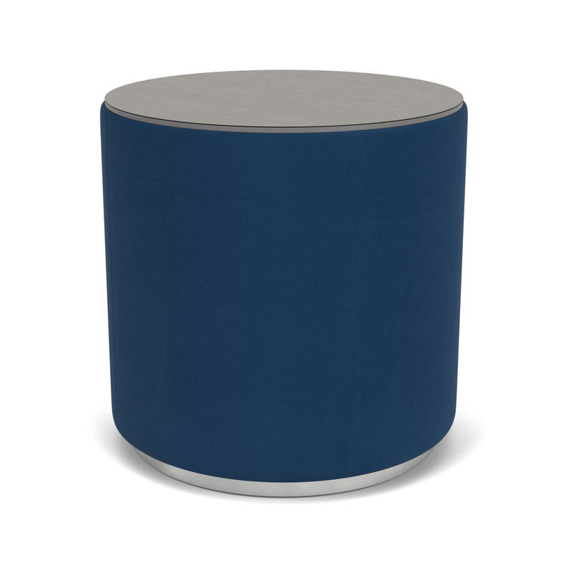 Table de réception avec plateau en stratifié Darsey, 20", Sergé sarrasin, Argent; Patriot Plus Blue Ridge