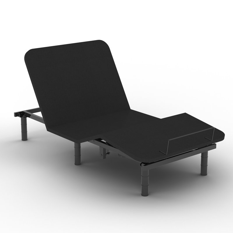 Boltz Adjustable Bed Frame with 5-Part Design & Corded Remote Control, Twin
