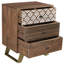 Table de bout avec rangement Rayford