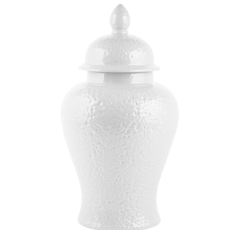 Ceramic / Porcelain Jar, White