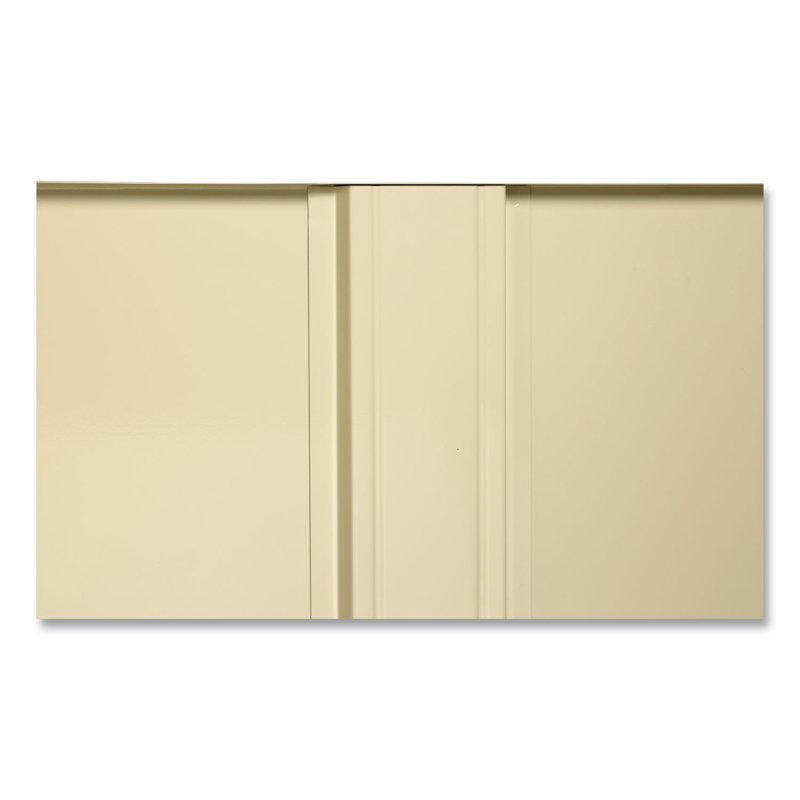 Tennsco Deluxe 72" Putty Heavy-Duty Lockable Office Cabinet