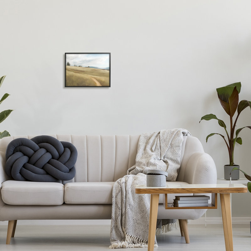 «Country Path Landscape» par Kim Allen, Giclée encadrée noir minuit, H 11 po x l 14 po x P 1,5 po