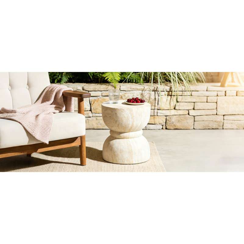 Tables de patio durables, aspect pierre moderne 15,35 Mgo pour la maison de patio