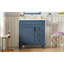 Meuble-lavabo de 30 po avec lavabo en céramique, petite armoire de salle de bain, armoire moderne avec 2 tiroirs et tablette réglable-240491667