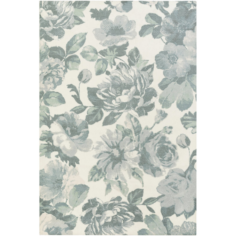 Kifer Floral Indoor Rug, Rectangle 2' x 3'