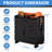 Mobile Tool Storage Cabinet with Lockable Compartment, 4 Drawers and Steel Top, Rolling Garage Organizer, 34.3"H