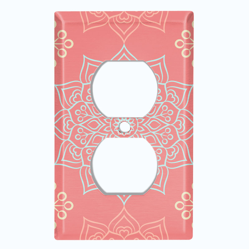 Plaque murale interrupteur à bascule Mandala