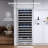 Yeego Dual Zone 23.4" 89 Bottle Wine Refrigerator Freestanding/Build-in Wine Cooler-120877737