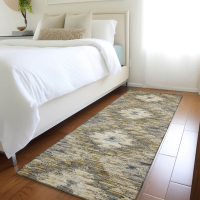 Evynne Beige Washable Indoor-Outdoor Rug - 