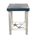 Chaudhry Solid Wood Top End Table