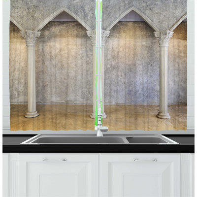 Pointed Kitchen Curtain