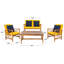 Calhoun 4 Piece Sofa Seating Group with Cushions-331169729-317584882