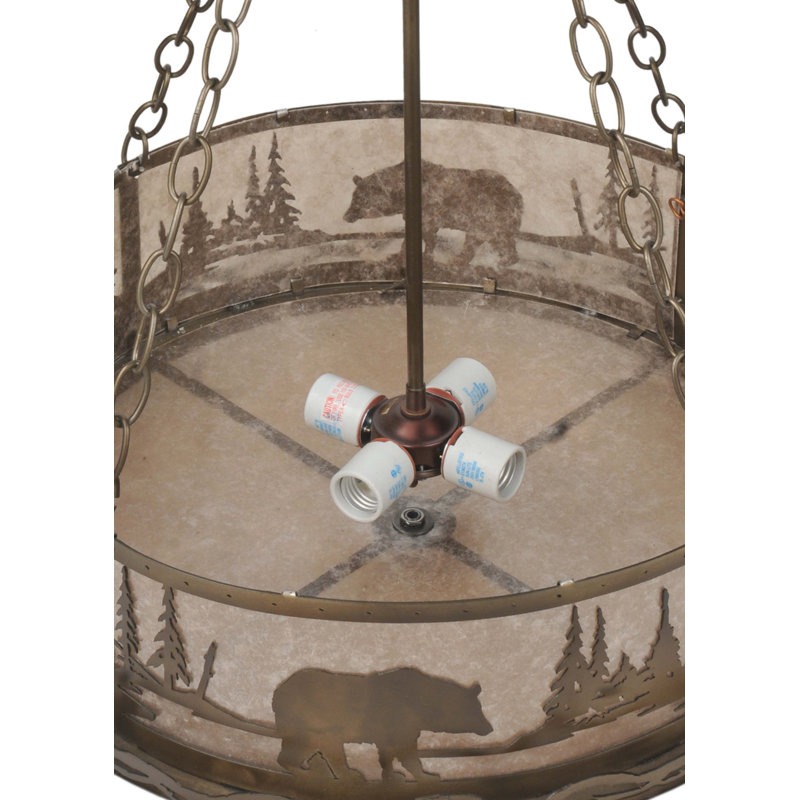 Rustic Lodge 4 - Light Chandelier