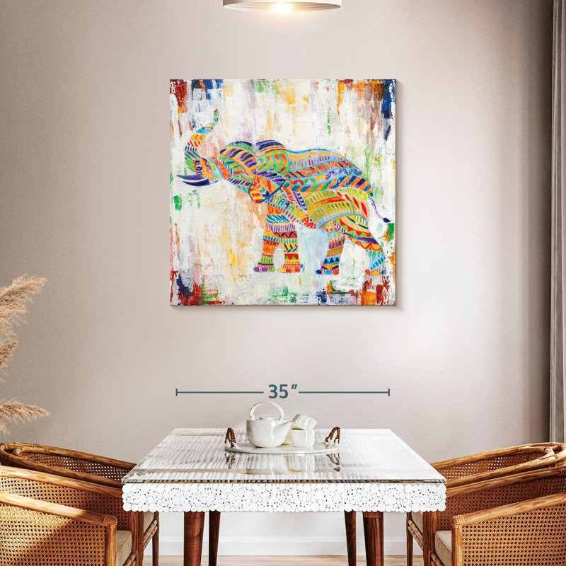 Brampt Magical Elephant, 36" H x 36" W